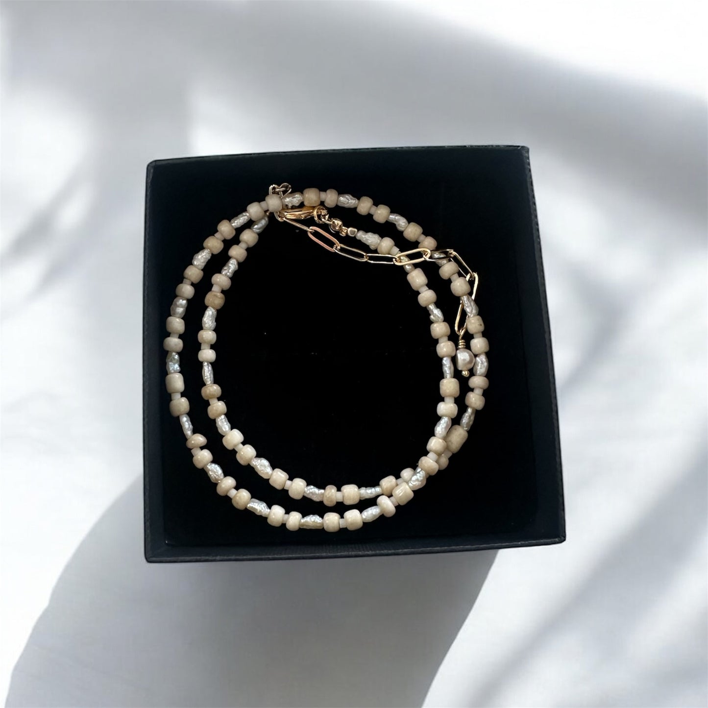 Everyday Pearl & Ivory Necklace